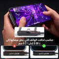 كيبل شحن سريع نايلون مجدول مع حامل جوال مدمج 2 في 1